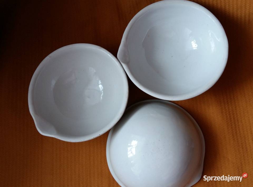 Naczynie laboratoryjne parownica porcelanowa 3 Łódź
