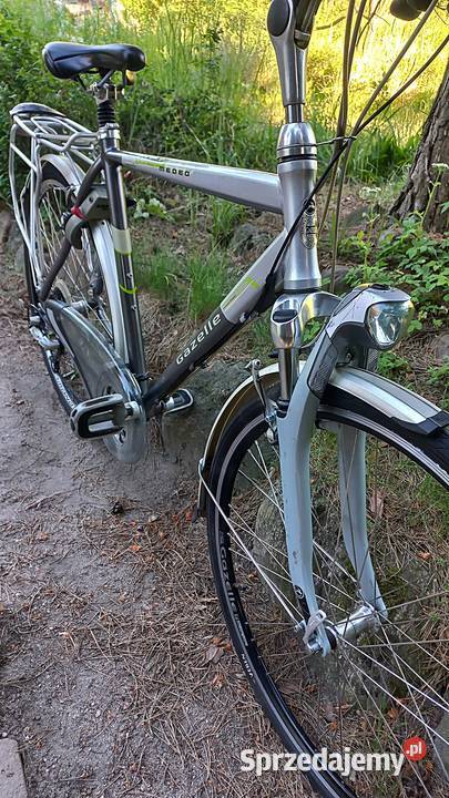Alu Rower Miejski Męski Gazelle Medeo 3x8 Deore Wołów