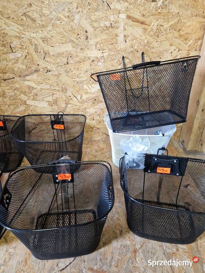 METALOWY DUŻY KOSZ ROWEROWY NA KIEROWNICĘ NA Głogowa