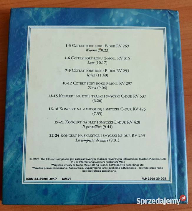 Vivaldi Splendor Wenecji CD Nowa Mistrzowie opolskie sprzedam