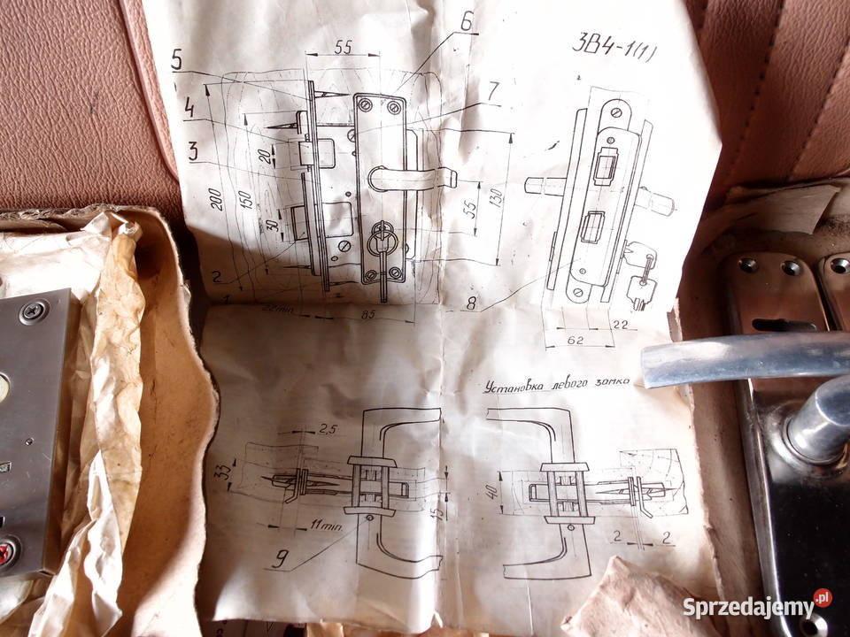 Zamki do drzwi wkładki zamki wpuszczane różne Łódź