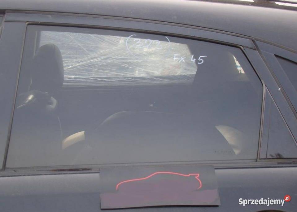 INFINITI FX 35 FX45 SZYBA BOCZNA DRZWI TYŁ LEWY szyby Nowy Tomyśl sprzedam