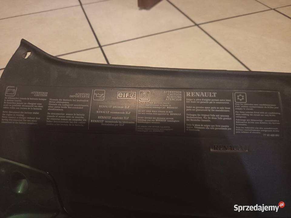 listwa pod reflektory do Renault Clio I mazowieckie Warszawa