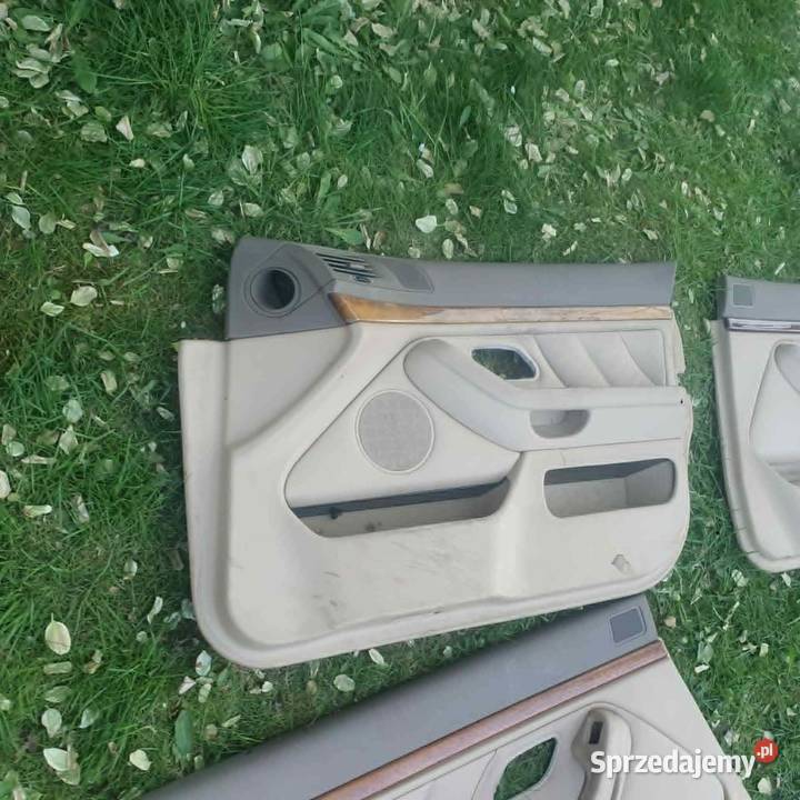 Boczki drzwi skórzane skóra BMW seria 5 E39