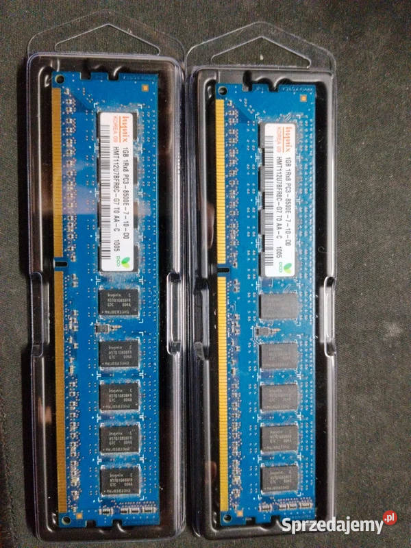 Pamięć DDR3 ECC 2GB 2x1GB 1066MHz Hynix DDR3 Lublin