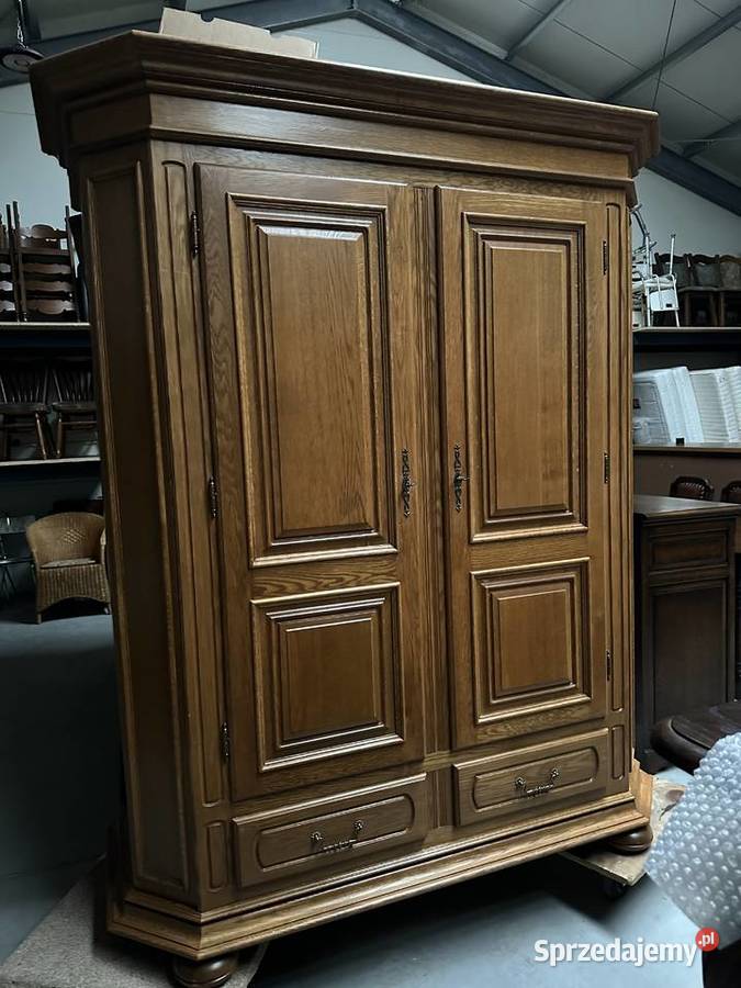 Ładna dębowa szafa z szufladami 170 meble sprzedam