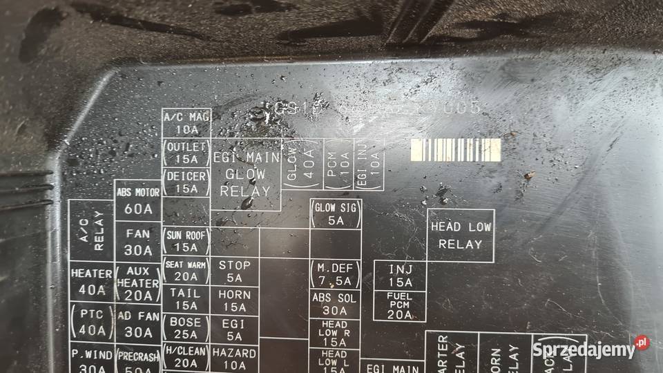 Mazda 6 GH Pokrywka skrzynka bezpieczników spod Legnica