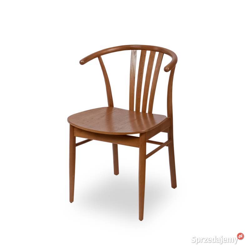 Krzesło drewniane, restauracyjne SCANDI dąb miodowy