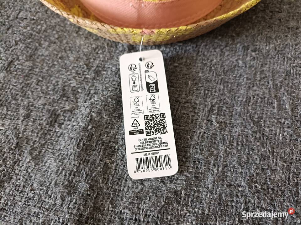 Kapelusz dziewczęcy w kwiaty 52 Kwidzyn