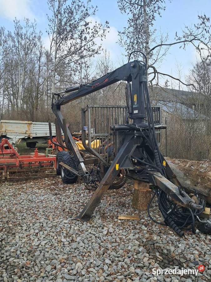 Przyczepa Leśna palms 8 tonowa Przyczepy rolnicze Łagów