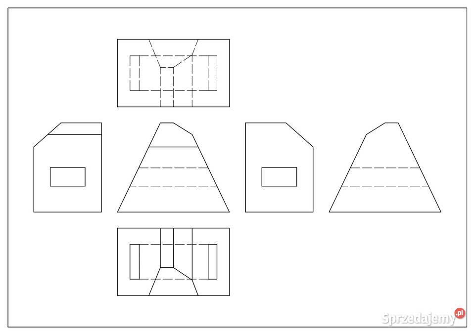 Rysunek techniczny budownictwo AutoCAD dolnośląskie Wrocław