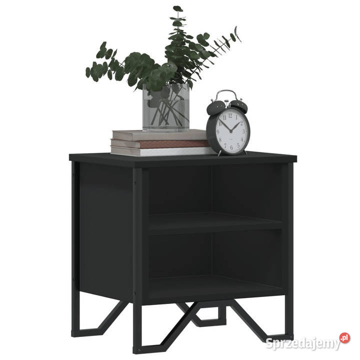 Szafka nocna czarna 40x30x40 materiał Warszawa