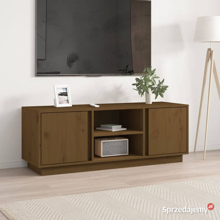 Szafka pod TV miodowy brąz 110x35x405 lite Warszawa