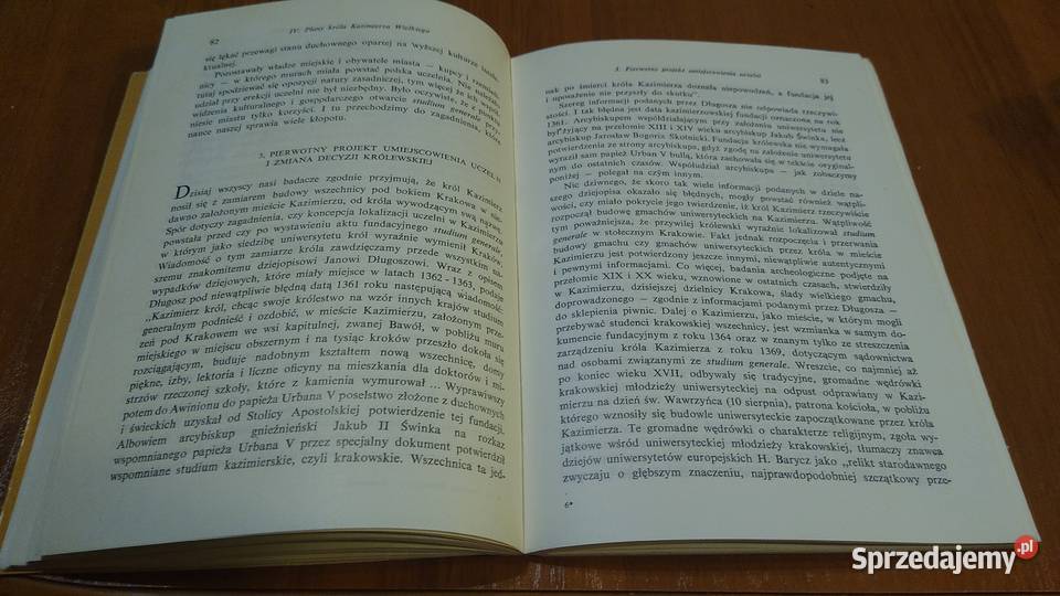 Początki najstarszych wszechnic miękka z obwolutą Gdańsk sprzedam