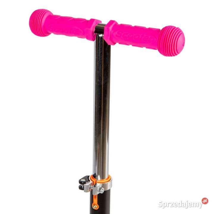 Różowa balansowa hulajnoga składana trójkołowa Poznań