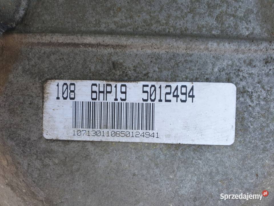 AUTOMATYCZNA SKRZYNIA BIEGÓW BMW E87 20 i osobowe