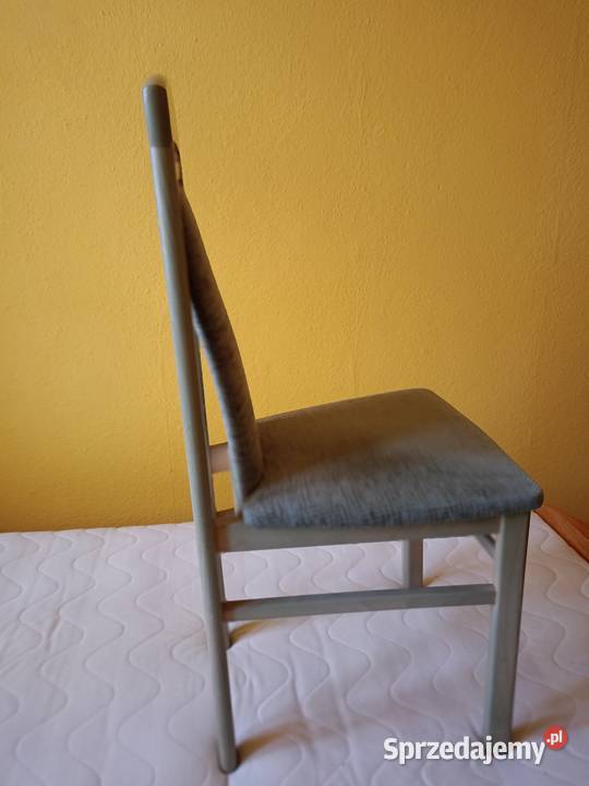 Stół i 4 krzesła do jadalni Black Red White 90cm Łódź sprzedam