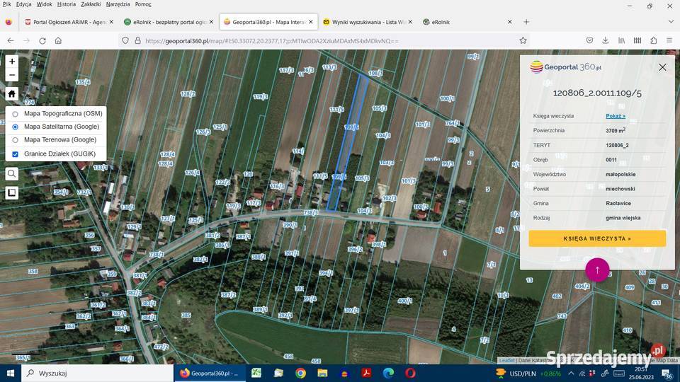 działka budowlana z warunkami zabudowy Racławice