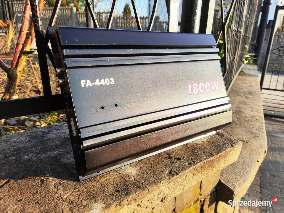 Wzmacniacz samochodowy 4 kanałowy FIRST AUSTRIA Niegowonice