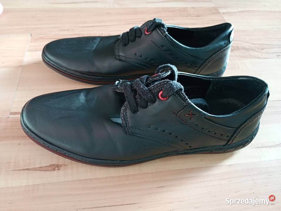 buty półbuty męskie 40 HAVER czarne sprzedam