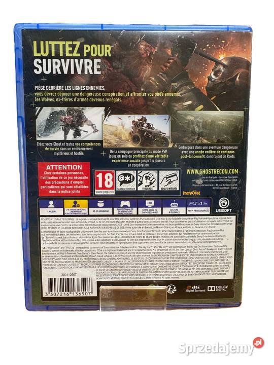 Gra Tom Clancys Ghost Recon Breakpoint Kultura i Rozrywka