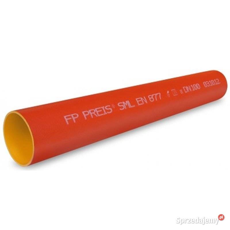Rura SML żeliwo szare 80x3000 80mm x 3000mm Poznań sprzedam