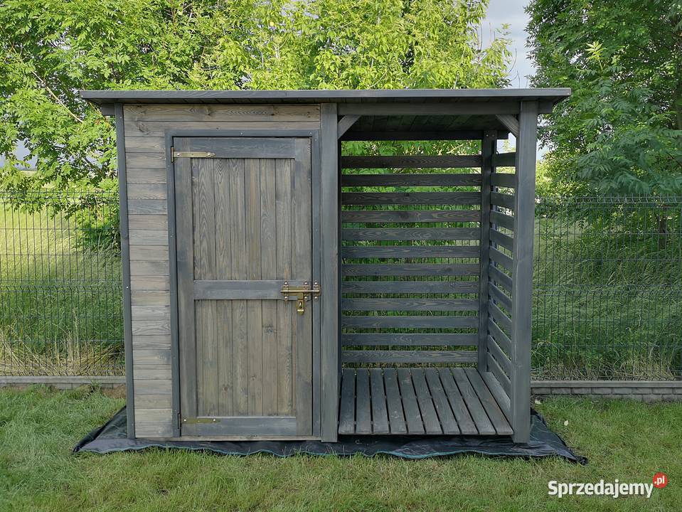 Drewutnia 125 x 11m narzędziówka 125 wiata na Architektura ogrodowa