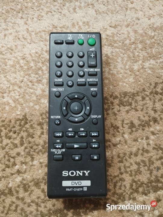 Pilot do DVD Sony UżywanyOryginal Zduńska Wola