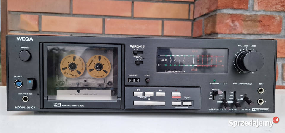 magnetofon WEGA casette deck Modul 301 CR wielkopolskie Międzychód