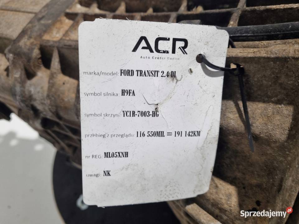 SKRZYNIA BIEGÓW Ford Transit MK6 24 TDDI H9FA