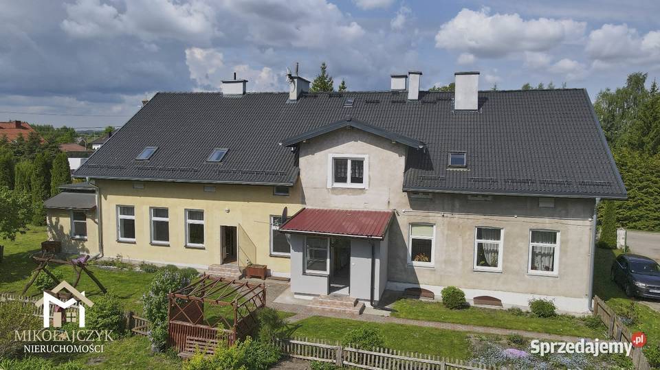 Bezczynszowe dwa mieszkania w Krawczykach 127 m2 parter Bartoszyce