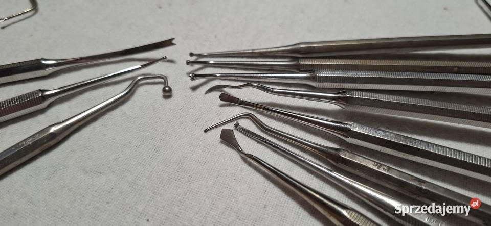 Narzędzia Stomatologiczne z 1985 roku komplet Zielona Góra