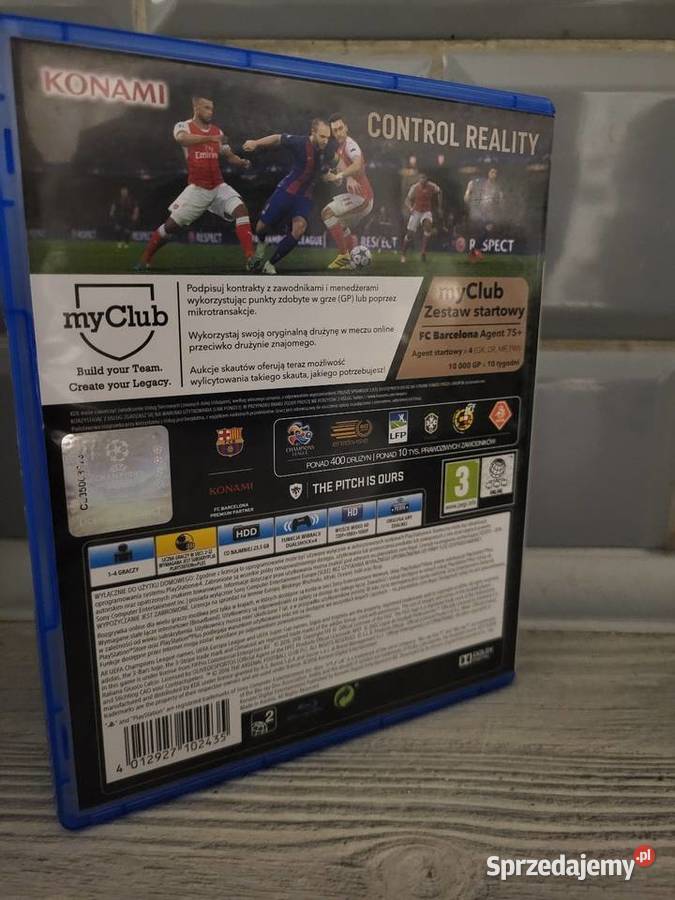 Pro evolution soccer pes 2017 4 sprzedam