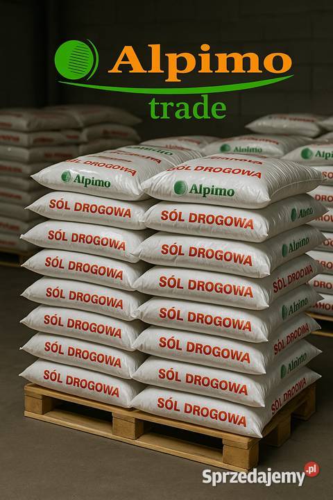 Sól drogowa w workach 25 paleta 1000 ALPIMO Poznań