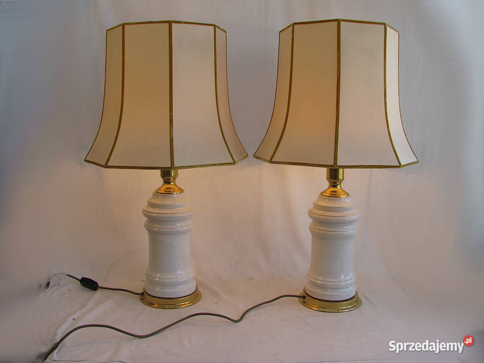 2 duże Lampki ceramiczne Szczecinek sprzedam