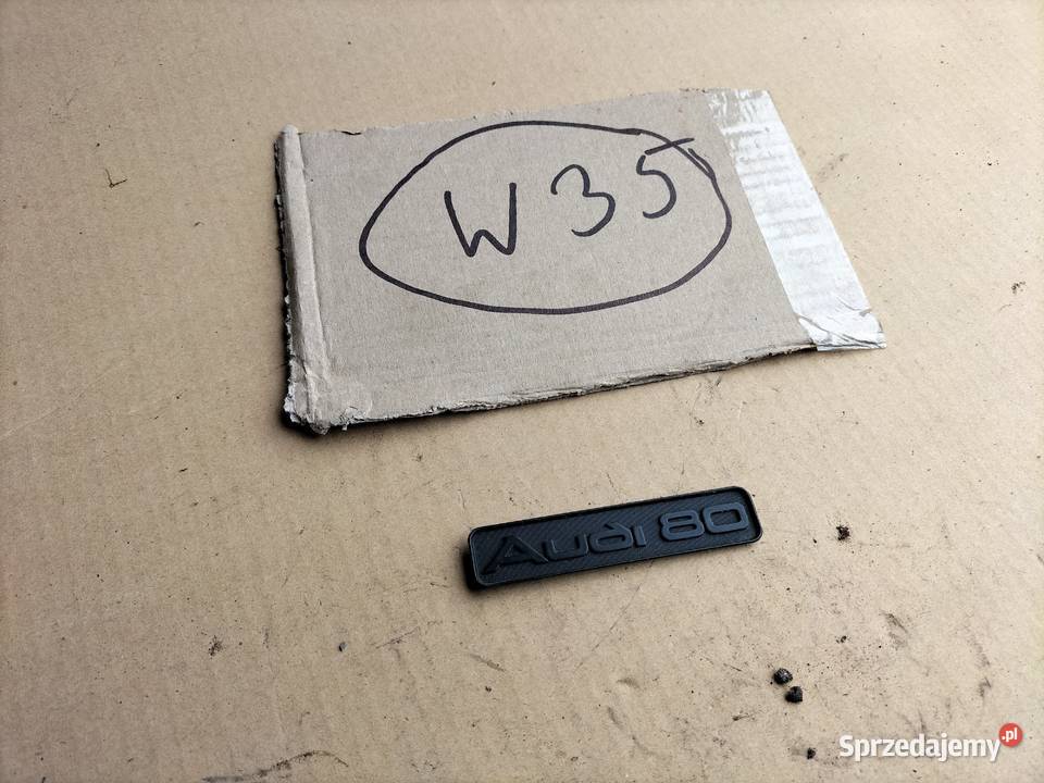 AUDI 80B3 80B4 80 B4 90 NAPIS ZNACZEK EMBLEMAT Kamień-Kolonia sprzedam