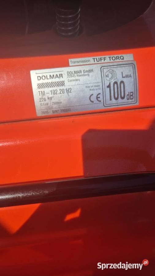 Kosiarka traktorek Dolmar DTrac pompa silnik V22 Traktorki