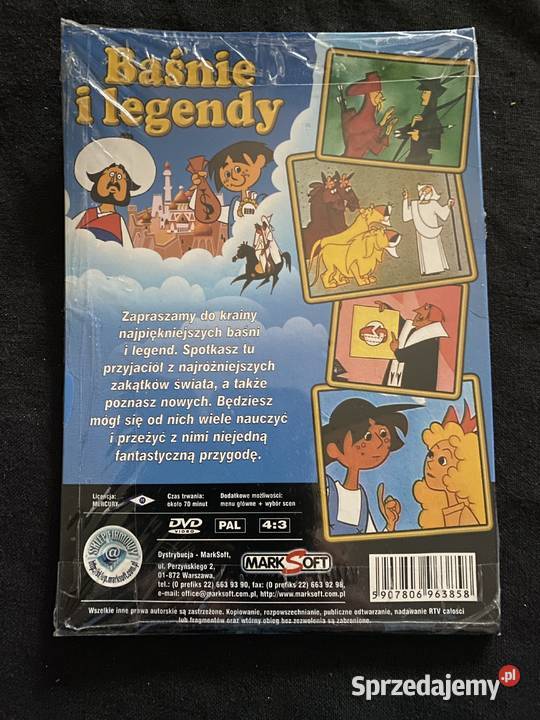 Basnie i Legendy dzieciplyta DVD lubelskie Lublin sprzedam