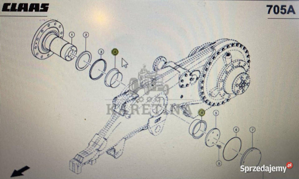 CLAAS 00 0750 428 0ClasstulejkaClaas Lexion Jastrzębniki