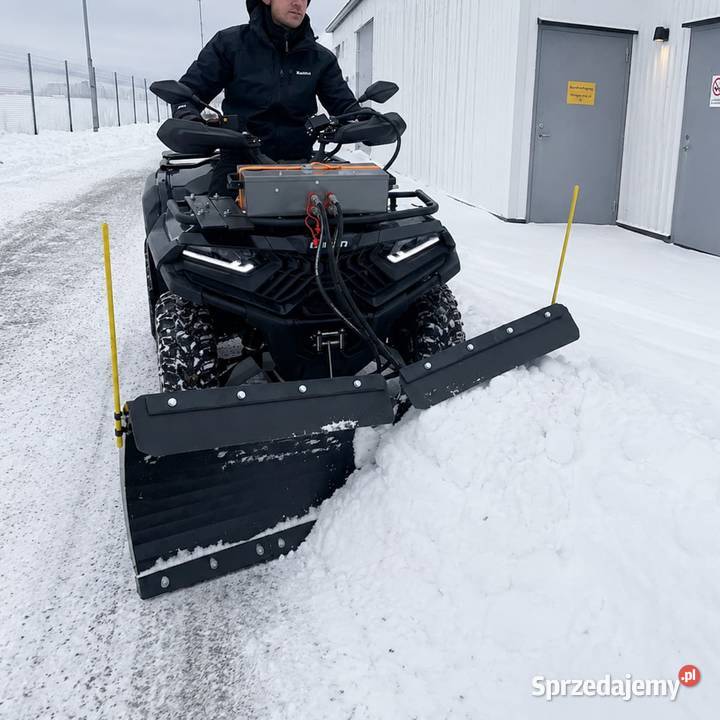 Pług śnieżny V 150 do ATV z agregatem Wiśniowa