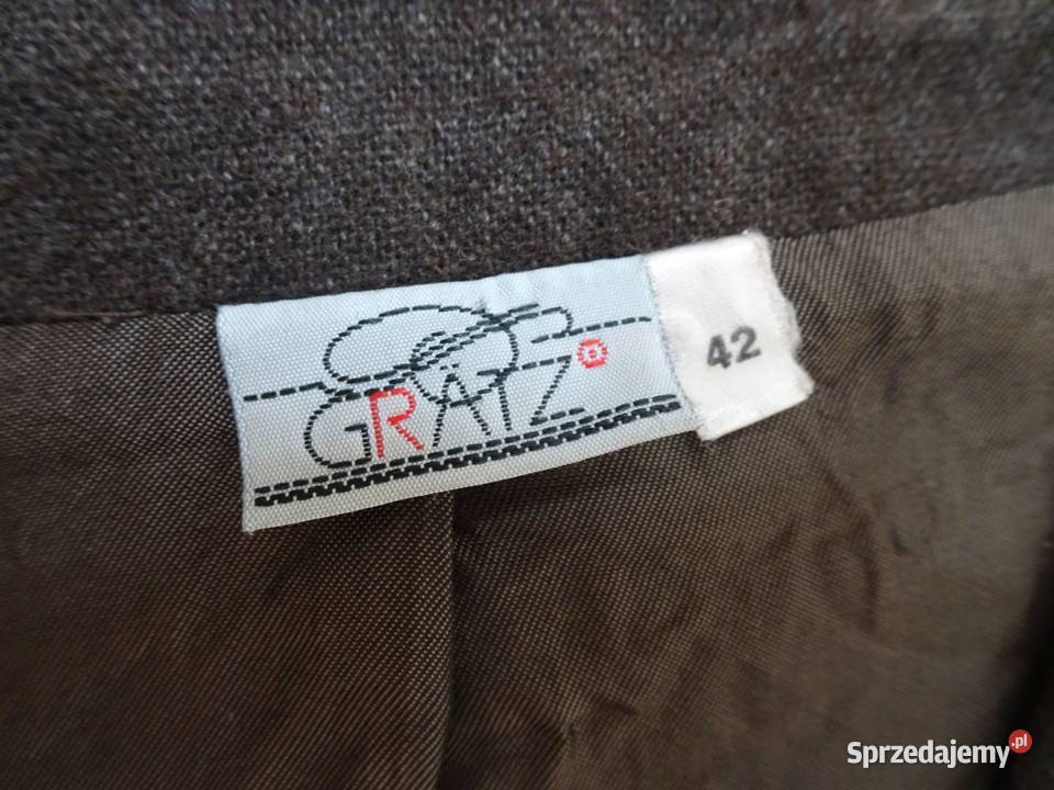 Kamizelka Aksamit Hafty vintage 42 44 zielona sprzedam