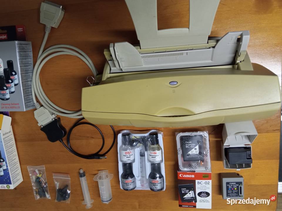 tusz BC02 kartridż adapter LPT USB drukarka Puławy