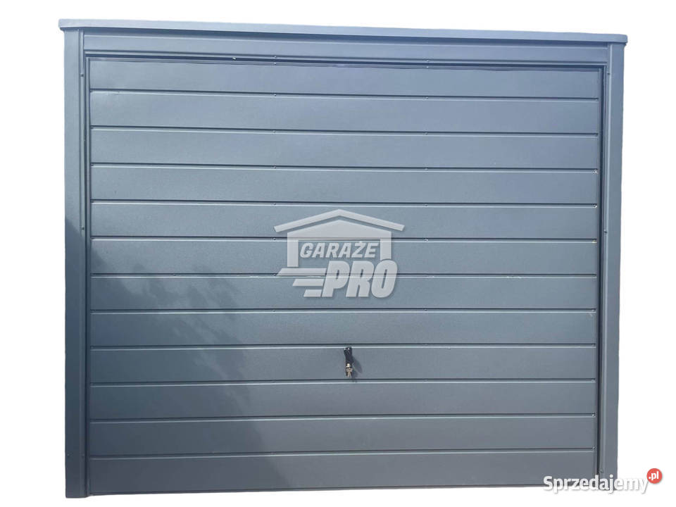 Garaz blaszany 3x8 brama uchylna drzwi antracyt mazowieckie Radom