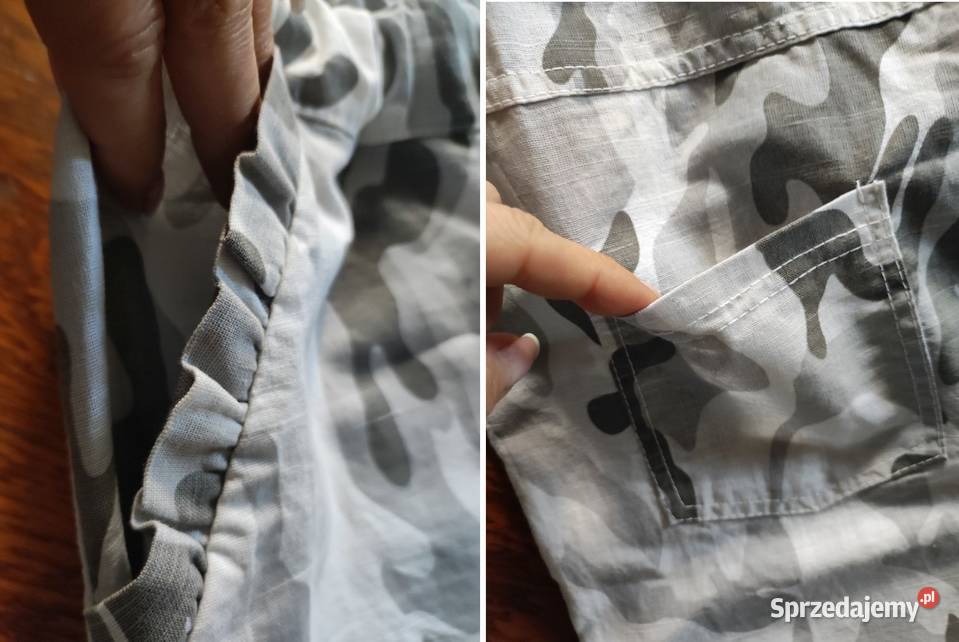 spodnie lniane bojówki moro chinosy joggery Spodnie Kielce