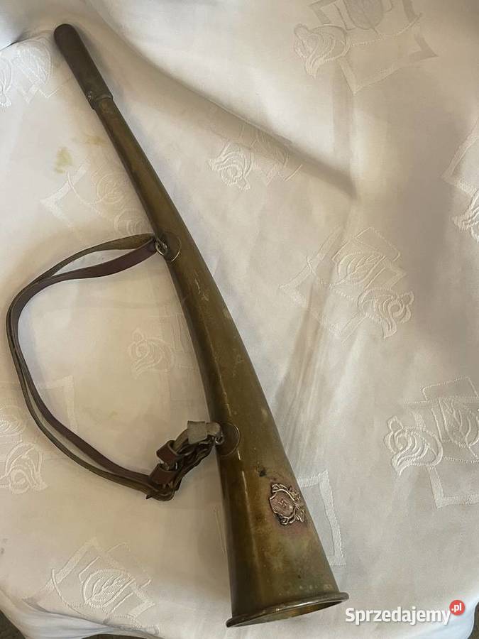Sygnałówka róg myśliwski Deutsche Jgerschaft Antyki Kraków