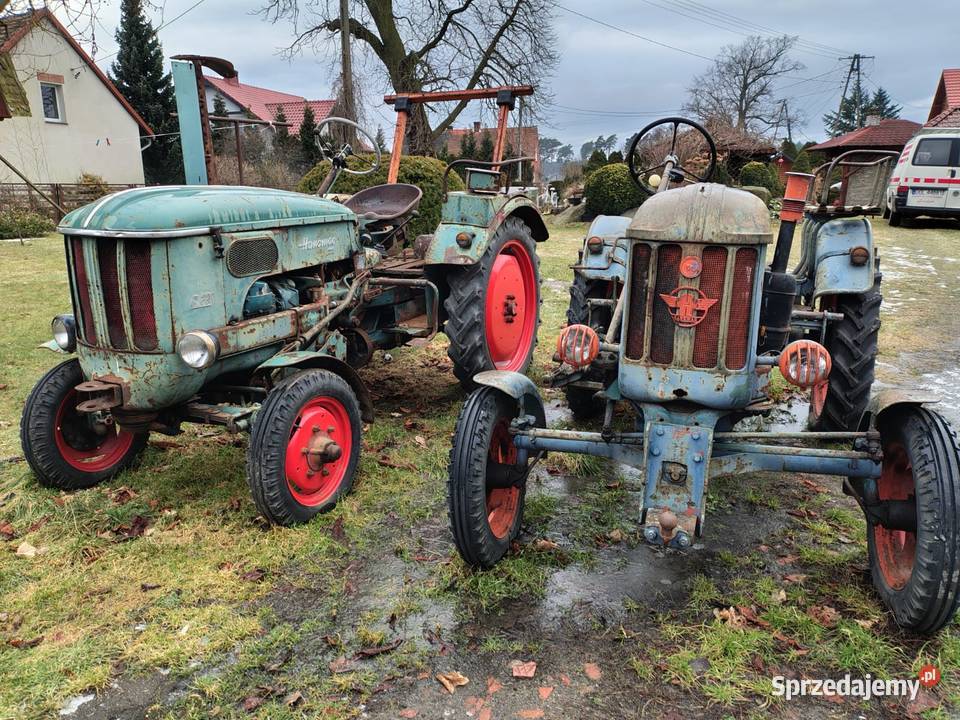 Traktory Hanomag 2 1957 i 1959 odtaimler Syców
