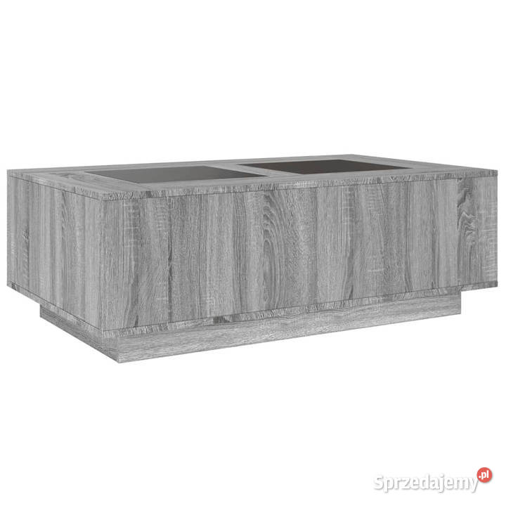 Stolik kawowy z LED Infinity szary dąb sonoma sprzedam