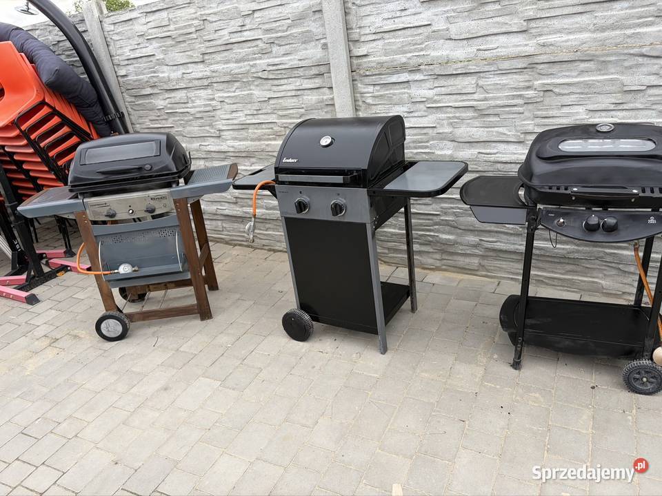 Duży solidny grill gazowySprawny wielkopolskie Ostrów Wielkopolski sprzedam