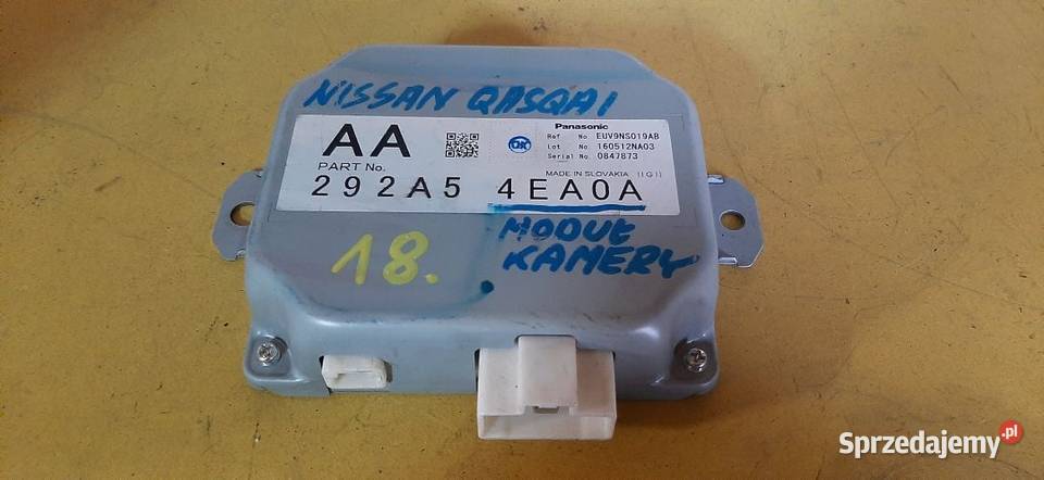 Moduł kamery Nissan Qashqai II 292A5 4EA0A Czujniki i sterowniki Włoszczowa