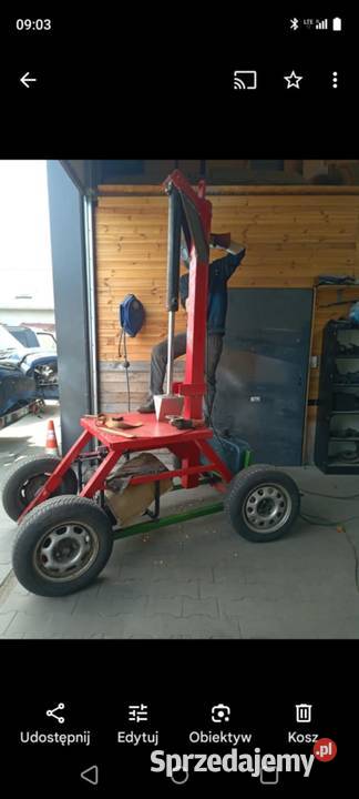 Rebak mobilny hydrauliczny do drzewa Piecewo